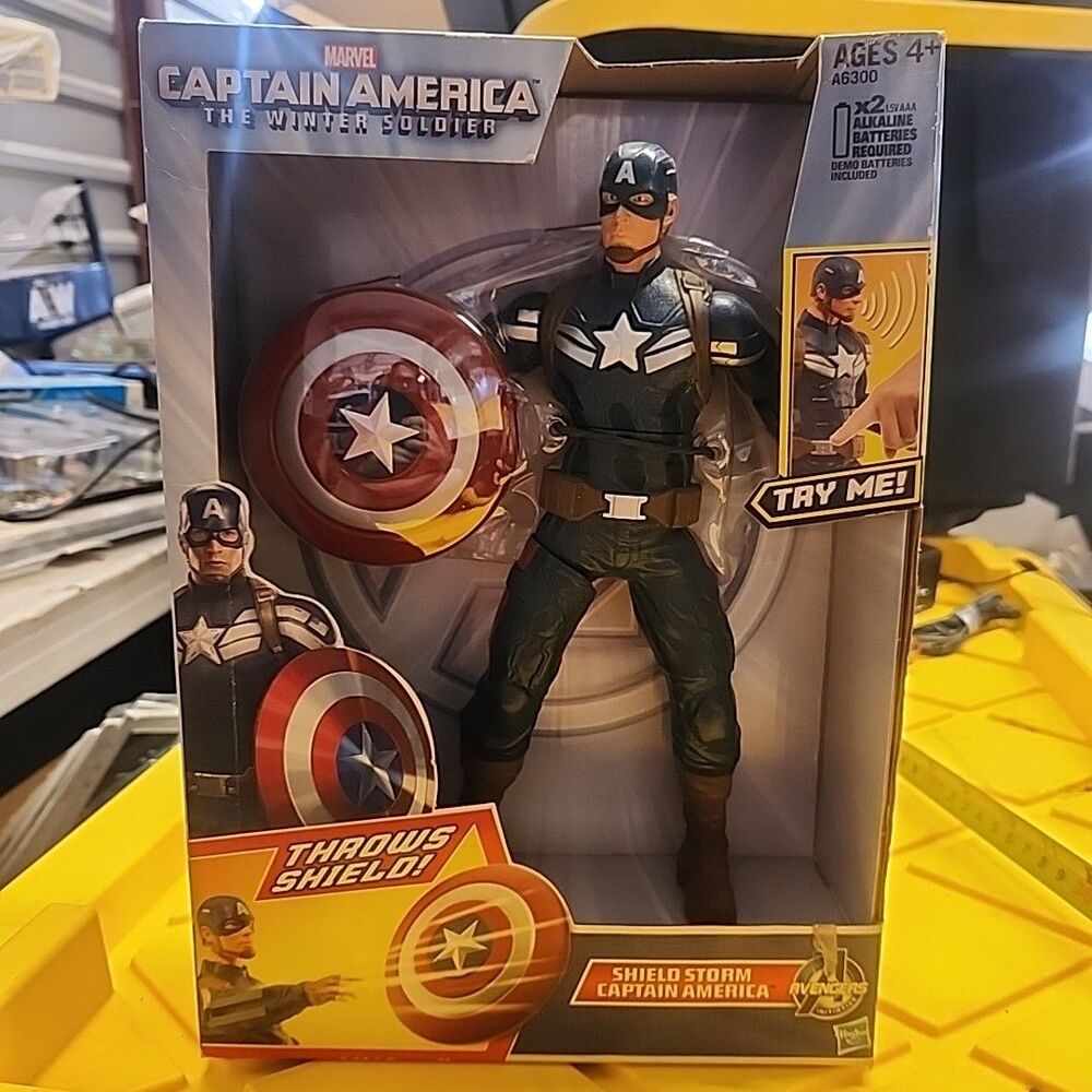 NEW SHIELD STORM CAPTAIN AMERICA THE WINTER SOLDIER FIGURE HASBRO 2013